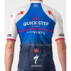 Maglia 2022 Quick-Step Alpha Vinyl Manica Corta Blu Bianco